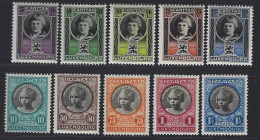 Luxembourg Yv 182/6+192/6,2 Séries Caritas 1926-28. 10 Valeurs Tous ** /mnh - Unused Stamps