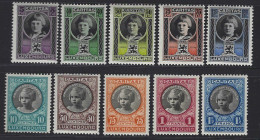 Luxembourg Yv 182/6+192/6,2 Séries Caritas 1926-28. 10 Valeurs Tous ** /mnh - Neufs