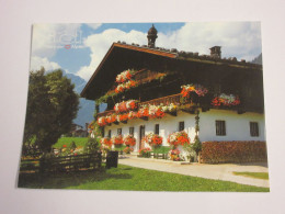 CP CARTE POSTALE AUTRICHE TYROL CHALET FLEURI En MONTAGNE - Vierge - Autres & Non Classés