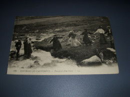 CP CARTE POSTALE HAUTES PYRENEES CAUTERETS TRAVERSEE D'un GAVE - Vierge - Cauterets