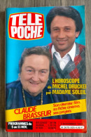 Magazine TELE POCHE N° 925 Les SCHTROUMPFS 02/11/1983 DRUCKER Madame Soleil  VERONIQUE Et DAVINA NEUF - Action