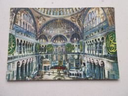 CP CARTE POSTALE TURQUIE ISTANBUL INTERIEUR Du MUSEE De SAINTE SOPHIE            - Turkije