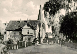 73886460 Buende  Westfalen Bahnhofstrasse Mit Elsebruecke Und Laurentiuskirche  - Bünde