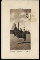 LE CAIRE Tombeaux Des Khalifs 1911 Timbre Décollé Stamp Off - Kairo