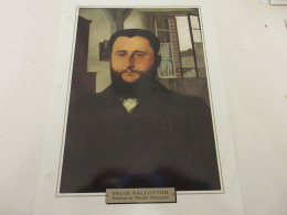 FICHE REPRODUCTION TABLEAU Felix VALLOTTON PORTRAIT De Thadee NATANSON 1897 - Arte