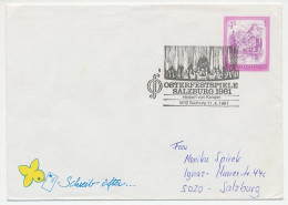 Cover / Postmark Austria 1981 Music Festival Salzburg - Herbert Von Karajan - Musique