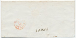 Naamstempel Aalsmeer 1856 - Lettres & Documents