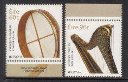 2014 Ireland Musical Instruments Europa Complete Set Of 2 MNH @ BELOW FACE VALUE - Nuovi