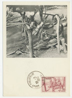 Maximum Card Western Africa 1962 Weaver - Weaving Loom - Textiel