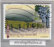 USATI ITALIA 2012 - Ref.1207B "MADEIN ITALY: Aglianico Del Vulture Superiore" 1 Val. - - 2011-20: Usati