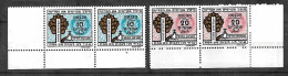 ISRAEL GOVERNMENT REVENUE ACCOUNTING TAX STAMPS. 1984/85, TAB, MNH - Ungebraucht (mit Tabs)