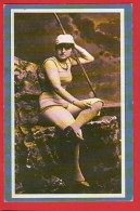 PINUP  EDWARDIAN BATHING BELLE   NOSTALGIA SERIES C 1970 - Pin-Ups