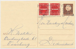 Briefkaart G. 325 / Bijfrankering Den Haag - Dedemsvaart 1964 - Material Postal