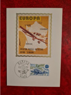 CARTE Maximum 1979 PARIS EUROPA AVION SIMOUN - 1970-1979