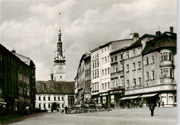 73886409 Olomouc Olmuetz CZ Zentrum Brunnen Kirchturm  - Repubblica Ceca