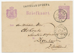 Naamstempel Cappelle Op Den IJ 1879 - Lettres & Documents