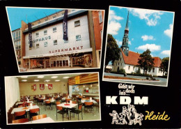 73886390 Heide Holstein KDM Kaufhaus Supermarkt Cafe Restaurant Kirche Heide Hol - Heide