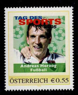 PM  Tag Des Sports 2005 - Andreas Herzog  - Fußball Ex Bogen Nr. 8007314  Postfrisch - Personalisierte Briefmarken