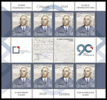 Serbia 2024, 90 Years Of Standardization In Serbia, Mini Sheet, MNH - Serbie