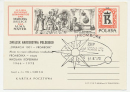 Postal Stationery / Postmark Poland 1973 Nicolaus Copernicus - Astronomer - Astronomie