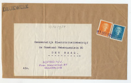 Em. En Face Maassluis - Den Haag 1954 - Noodstempel - Unclassified