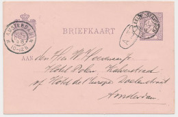 Trein Kleinrondstempel Leeuwarden - Stavoren E 1898 - Covers & Documents