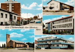 73886367 Dietzenbach Neubaugebiet Kindergarten Schule Kirche Altenwohnheim Dietz - Dietzenbach