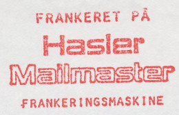 Meter Cut Denmark 1986 Hasler - Mailmaster - Machine Labels [ATM]