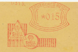 Meter Cut Deutsches Reich / Germany 1931 Shell - Gasoline - Oil - Other & Unclassified