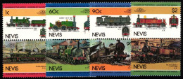 Nevis 260-267 Postfrisch #KR110 - Trains