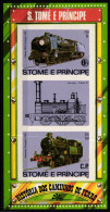 Sao Tome E Principe Block 114 Postfrisch #KR128 - Trains