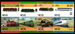 Nevis 202-209 Postfrisch #KR113 - Trains