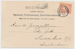 Trein Kleinrondstempel Haarlem - Zandvoort C 1905 - Cartas & Documentos