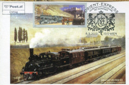 X0204 Austria, Maximum 2010  The Train Orient Express - Cartes-Maximum (CM)