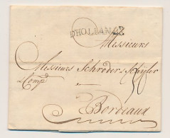Rotterdam - Bordeaux Frankrijk 1765 - D Hollande - ...-1852 Voorlopers