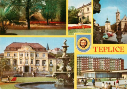 73886326 Teplice  Teplitz-Schoenau CZ Park Schloss Statue Hotel Kirche  - Repubblica Ceca