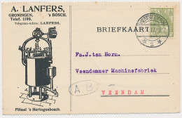 Firma Briefkaart S Hertogenbosch 1917 - Machinefabriek - Zonder Classificatie