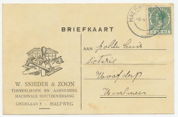 Firma Briefkaart Halfweg 1929 - Gereedschap - Zonder Classificatie