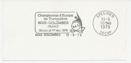 Specimen Postmark Card France 1979 Trampoline - European Championships  - Sonstige & Ohne Zuordnung