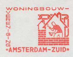 Meter Cover Netherlands 1976 Mason - Brick Laying - Housing Association - Other & Unclassified