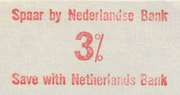 Meter Cover South Africa 1953 Save With Netherlands Bank - Sin Clasificación