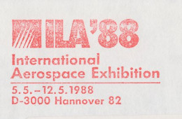 Meter Cover Germany 1988 ILA - Internatioanl Aerospace Exhibition - Astronomùia