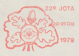 Meter Cut Netherlands 1979 22nd JOTA - Jamboree On The Air - Oak - Acorn - Autres & Non Classés