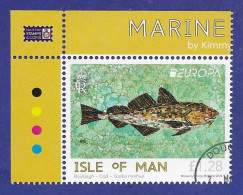 Isle Of Man  2024  Mi.Nr. 3120 , EUROPA CEPT / Unterwasserwelt - Nassklebend - Gestempelt / Fine Used / (o) - Man (Insel)