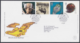 GB Great Britain 2000 FDC Mind And Matter, Insect, Boat, Marsh, Mouse, Millenium Pictorial Postmark, First Day Cover - Brieven En Documenten