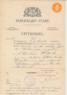 Fiscaal Droogstempel 1 GL= S GR. 1917 - Den Haag 1917 - Steuermarken