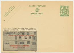 Publibel - Postal Stationery Belgium 1935 Postal Stationery On Stationery - Autres & Non Classés