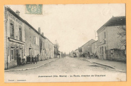 0332  CPA  JUZENNECOURT  (Haute-Marne)   La Route, Direction De Chaumont - EPICERIE MERCERIE  ++++++++ - Juzennecourt