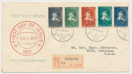 FDC / 1e Dag Em. Kind 1937 - Uitgave Sluis - Aangetekend - Non Classés