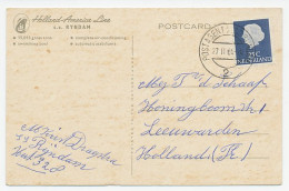 Postagent SS Rijndam 1966 : Naar Leeuwarden - Unclassified